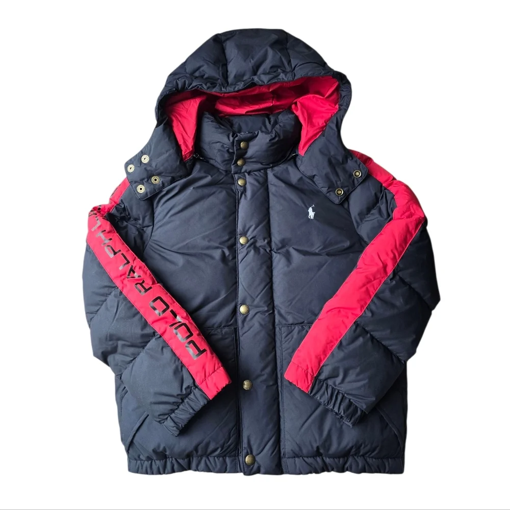 NEW Polo Ralph Lauren Hooded Duck Down Insulated Puffer Coat